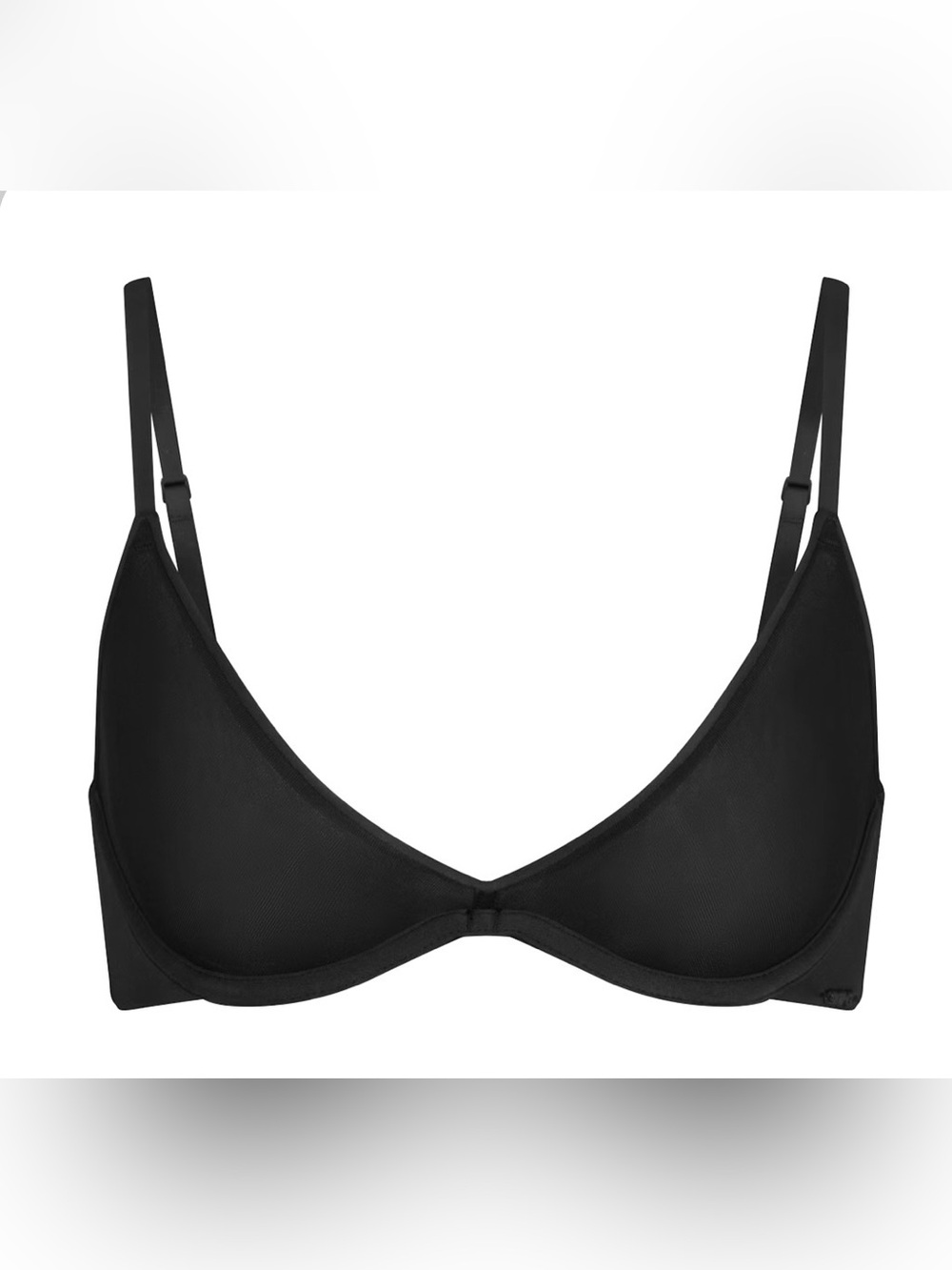SKIMS | Weightless Scoop Bra | 32DD | Oynx